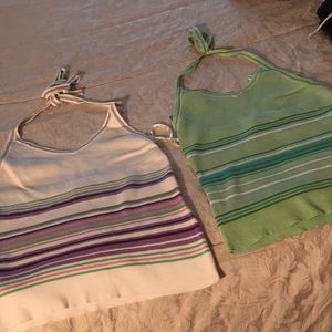 Ann Taylor Loft halter tops